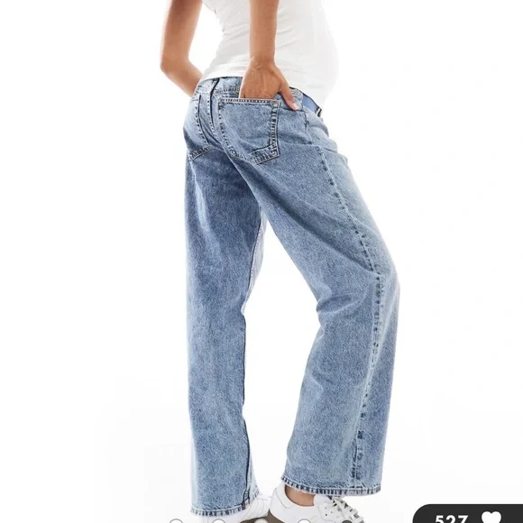 ASOS Maternity Wide-Leg Jeans - Picture 3 of 4